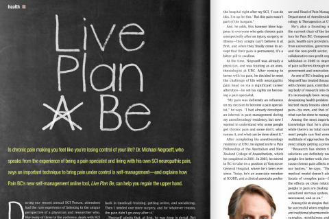 Image of Live Plan Be article in The Spin magazine