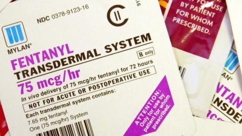 Fentanyl Prescription Label