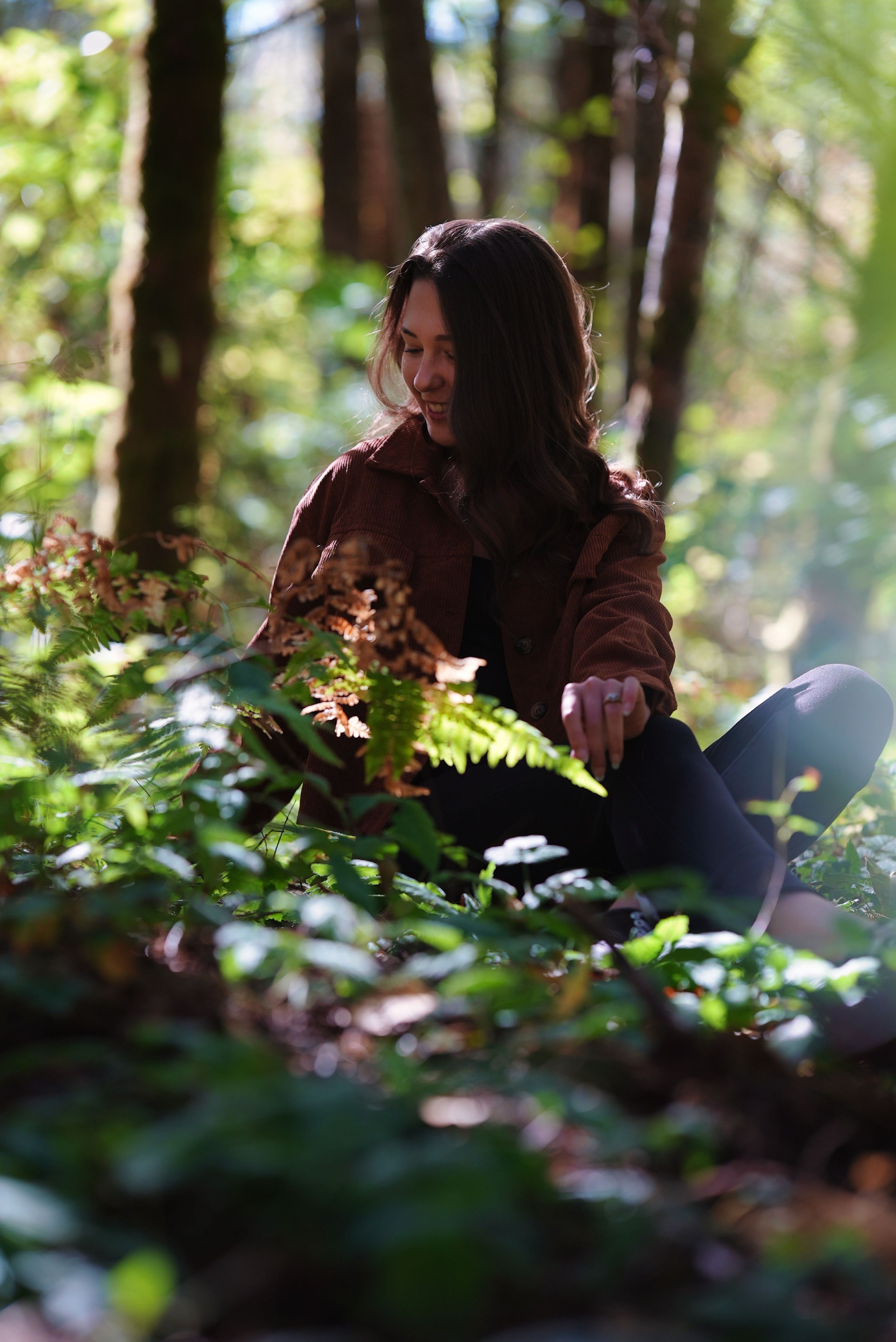 Picture of Taylor Shuttleworth in nature.